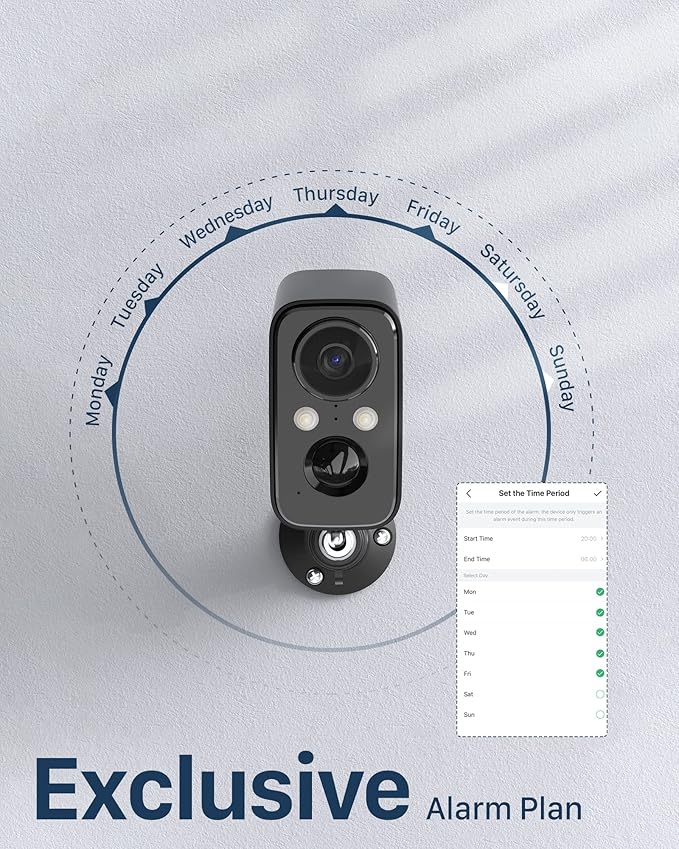 IHOXTX Security Cameras Wireless Outdoor, Flood Light Solar Cameras - Image 8