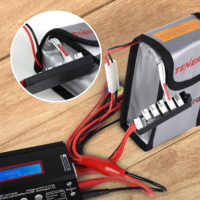 Tenergy 2 Pack, Fire Retardant Lipo Bags, Battery Bags - Image 3