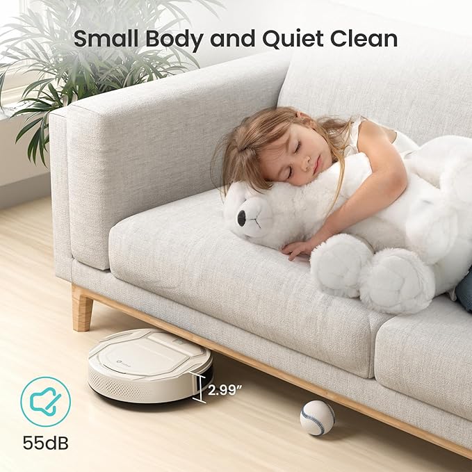 Lefant Robot Vacuum, Slim Quiet, 3 Adjustable Strong Suction Levels, Robot - Image 5