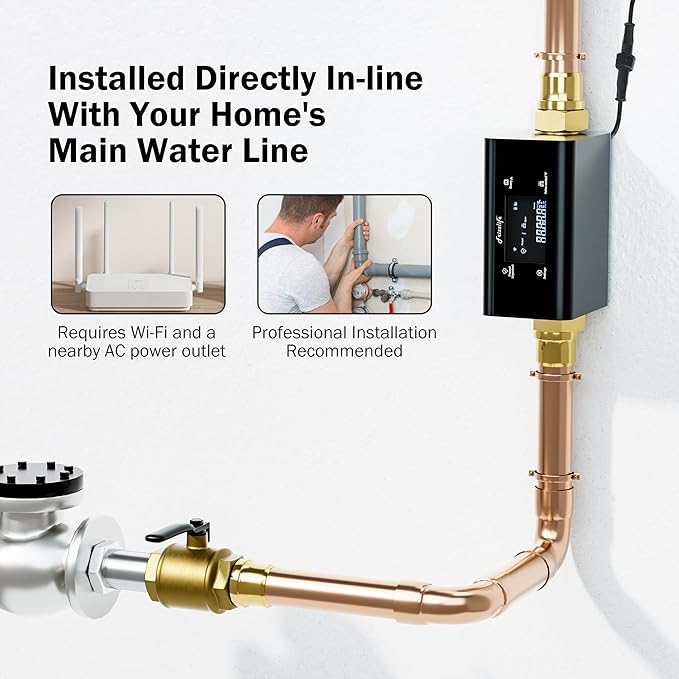 Frizzlife LP365 1.25-Inch Smart Water Monitor and Automatic Shutoff - Image 4