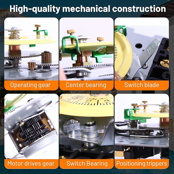 T104M Mechanical Timer Switch Mechanism Only, Heavy-Duty Timer Switch - Image 4