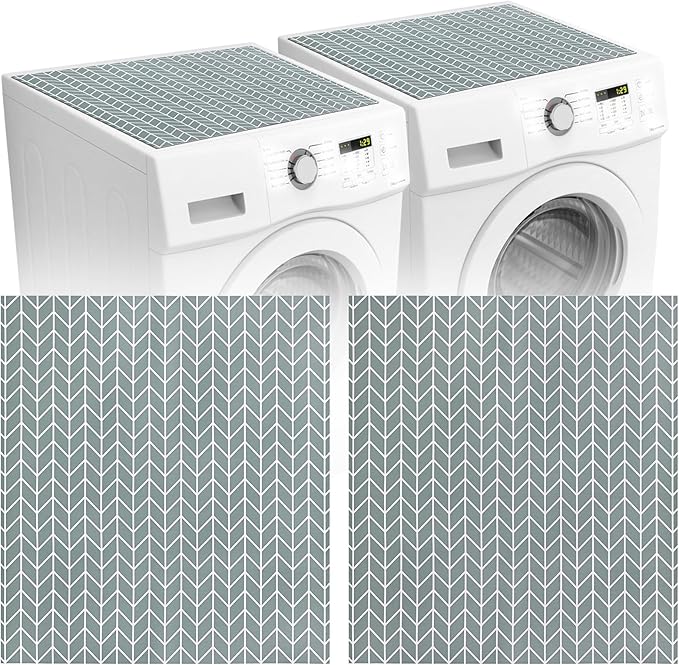 Actvty Washer and Dryer Covers for the Top, 2 Pieces 25.6'' x 23.6'' Washer by Actvty