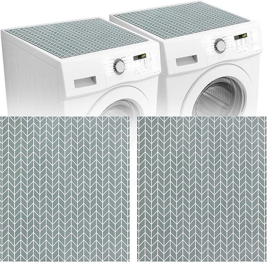 Actvty Washer and Dryer Covers for the Top, 2 Pieces 25.6'' x 23.6'' Washer by Actvty