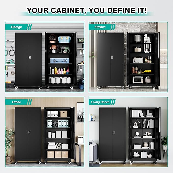 SISESOL Metal Storage Cabinet - Image 6