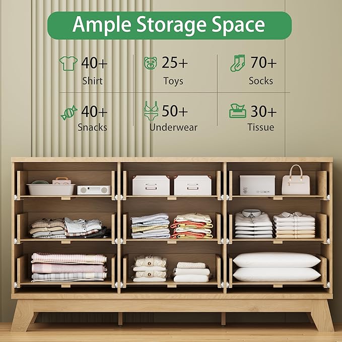 Fluted Dresser for Bedroom - Image 3