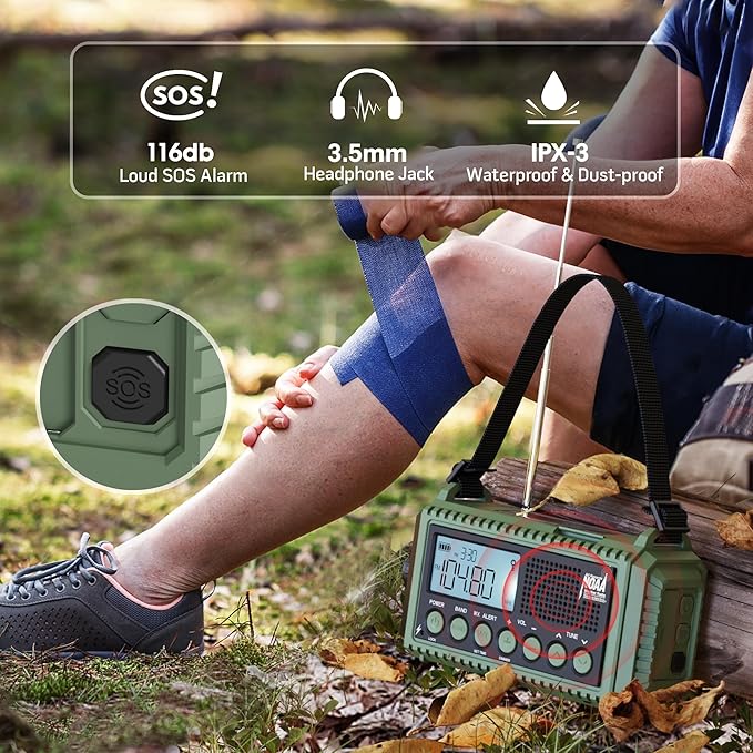 12000 Emergency Radio, NOAA Weather Radio - Image 5