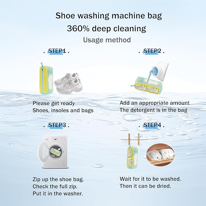2 In 1 Shoe Washing Machine Bag, Upgrade - Image 3