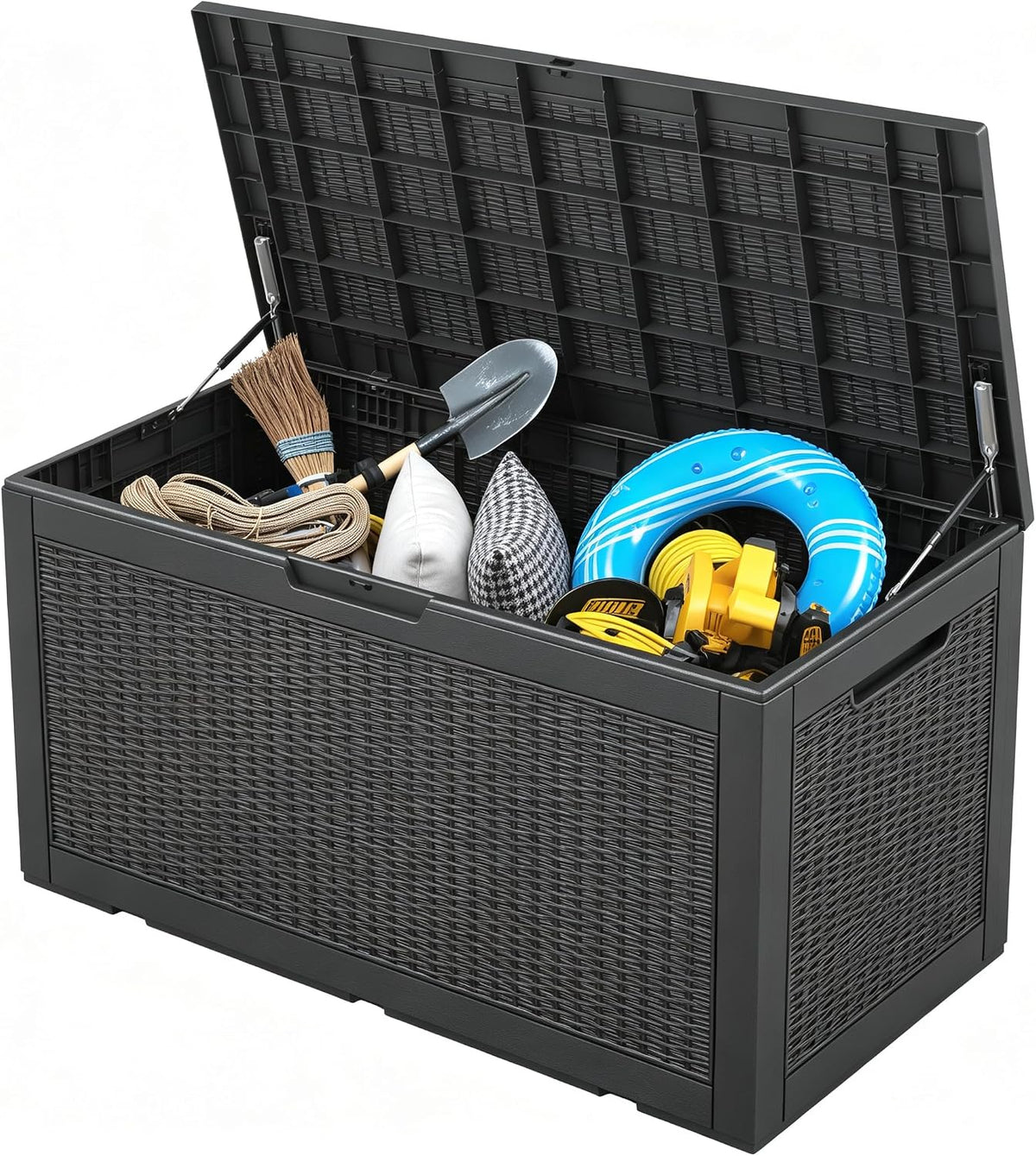 110 gal outdoor storage box waterproof ,deck box,gas, main product view