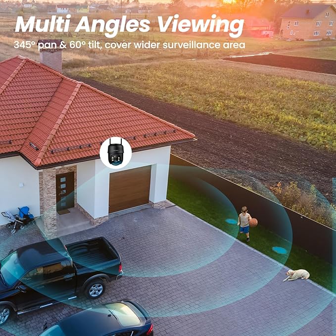 Cinnado 2K Cameras for Home Security-2.4G WiFi Outdoor Camera Wireless - Image 6