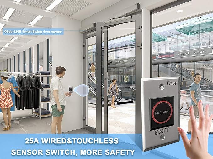 Olideauto Touchless Commercial Door Opener Automatic - Image 2