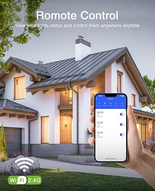 GHome Smart Switches for Lights, WiFi Smart Light Switch Works - Image 4
