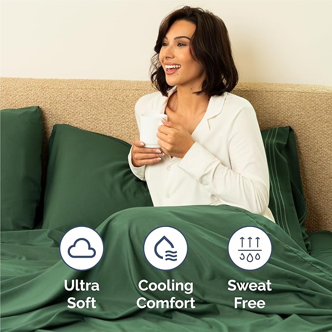 King Size 4 Piece Sheet Set - Image 4