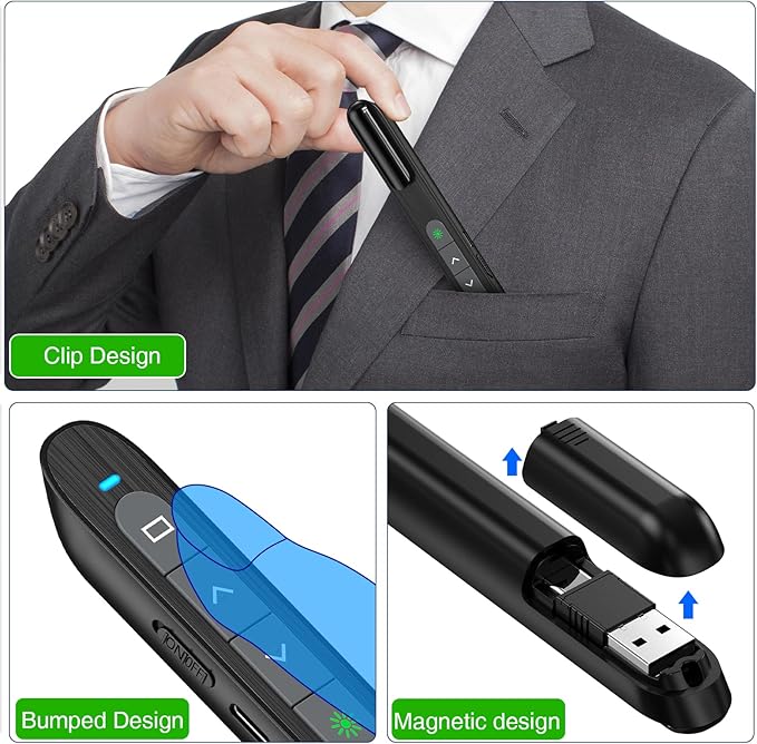 USB C Rechargeable Presentation Clicker - Image 5