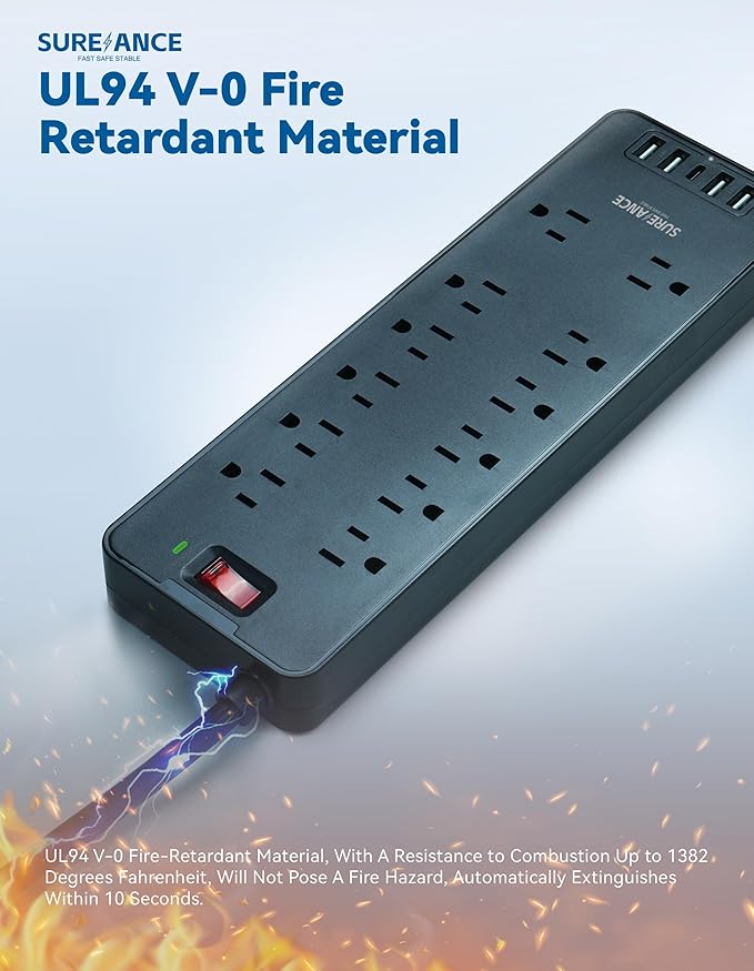 Surge Protector Power Strip - Image 5