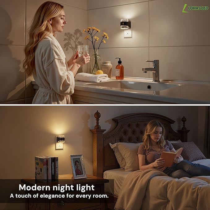 L LOHAS LED Motion Sensor Night Light, Bubble Night Lights Plug into Wall - Image 8