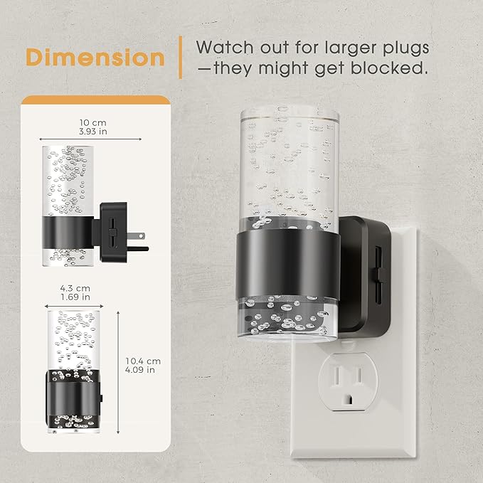 Briignite Night Light, Dimmable Night Lights Plug into Wall, LED Night Light - Image 4