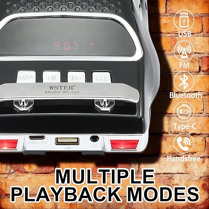 Retro Car Bluetooth Speaker - Image 4