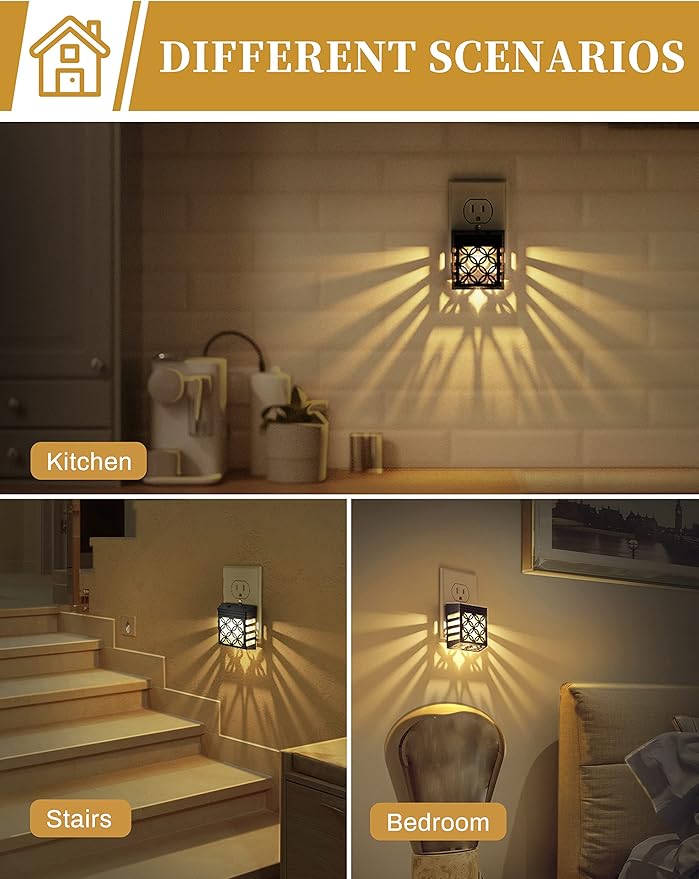 DORESshop Plug in Night Light, Night Lights Night Lights Plug Into Wall - Image 5