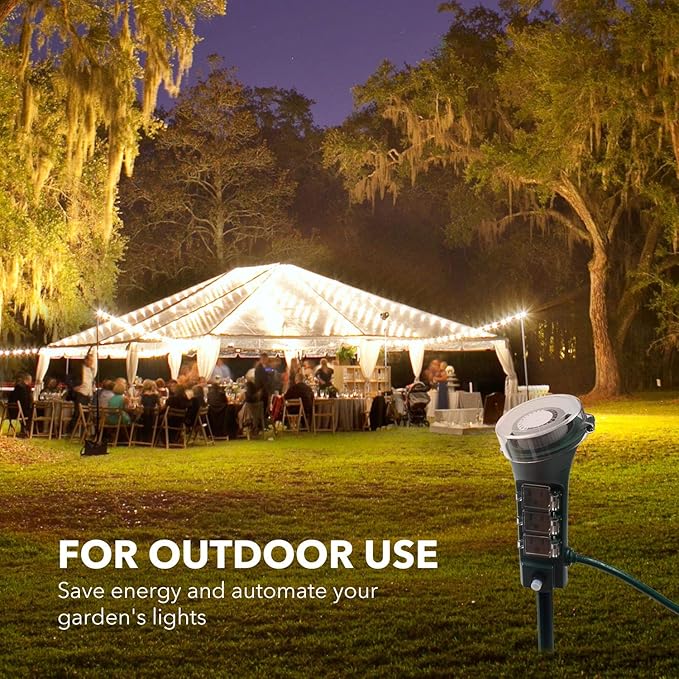 BN-LINK Outdoor Power Stake Timer - 6 ft Cord - Image 7