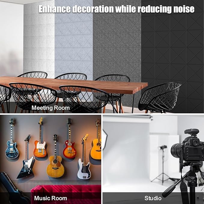 Sonicism 12 Pack X-Lined Acoustic Panels - Image 5