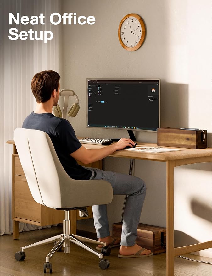 TIDITA Acacia Large Cable Management Box - Image 6
