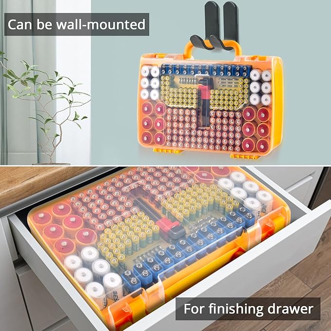 Aptbyte Battery Organizer Storage Holder Box Case - Image 7