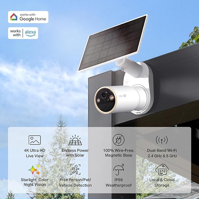 Tapo MagCam 4K Outdoor Wireless Security Camera – Battery Power - Image 2