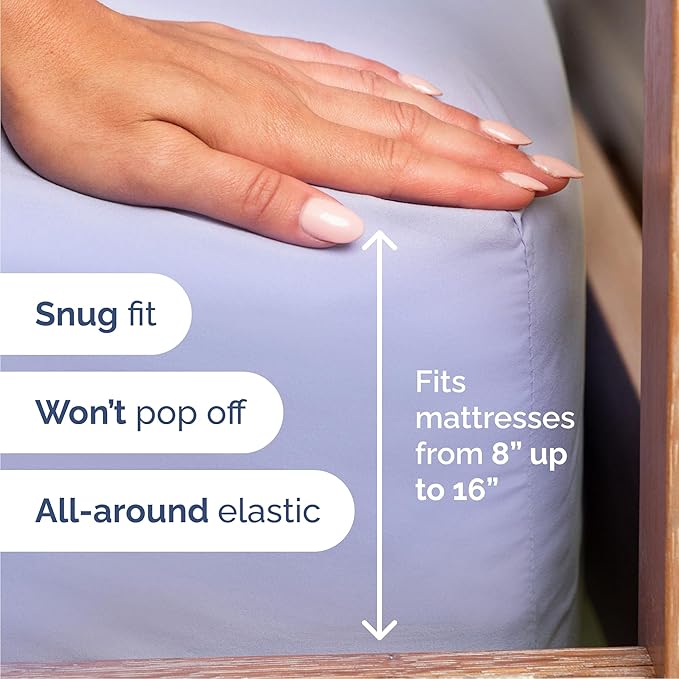Queen Size 4 Piece Sheet Set - Image 3