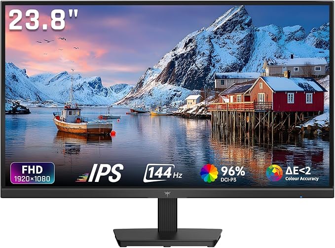 KTC 23.8 Inch Gaming Monitor, FHD@144Hz 120Hz Monitor by KTC