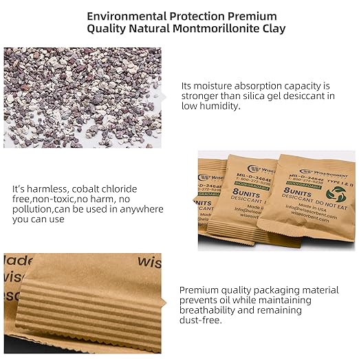 Wisesorb Kraft Clay Desiccants Packs - Image 2