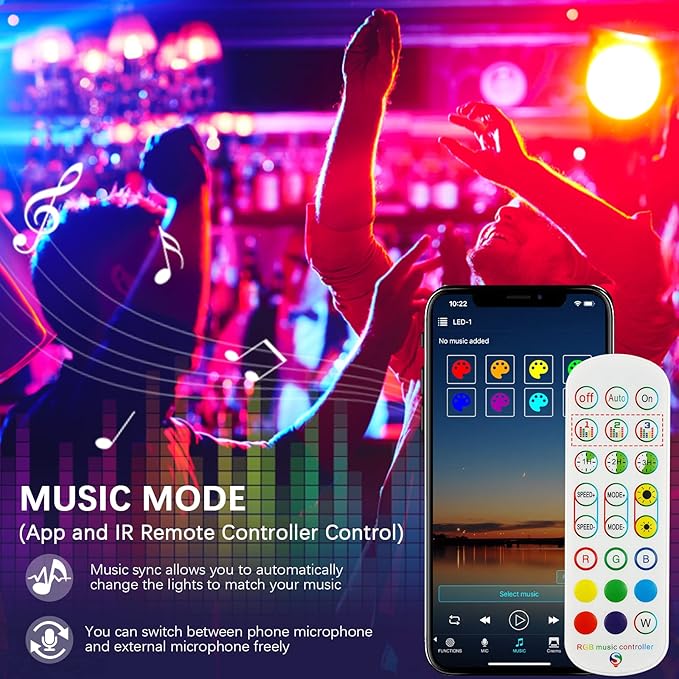RGBZONE 2.4GHz WiFi LED Controller, IR Wireless Remote Control, 2-Ports Smart - Image 6