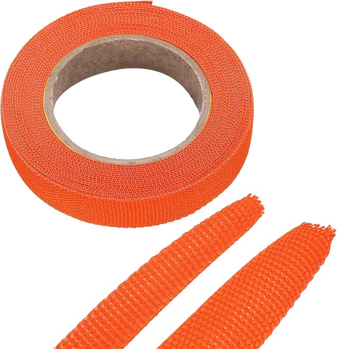 MECCANIXITY Braided Cable Sleeves Heat Shrinkable Fabric Sleeving, 3/8" 16ft by MECCANIXITY