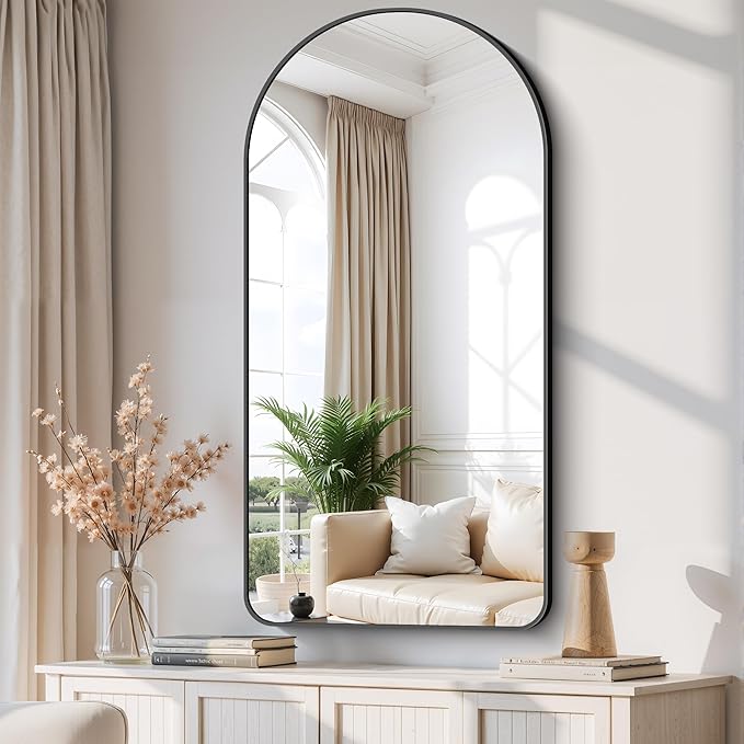 Arched Bathroom Mirror, Wall Mounted Mirror, Living Room, Vertically Hanging - Image 2