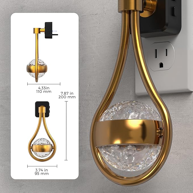 L LOHAS LED Night Lights Plug Into Wall: 2 Pack Star Projector RGB Night Light - Image 3