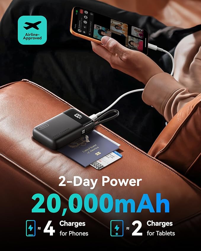 INIU 45W Portable Charger, Smallest 20000mAh Power Bank - Image 5
