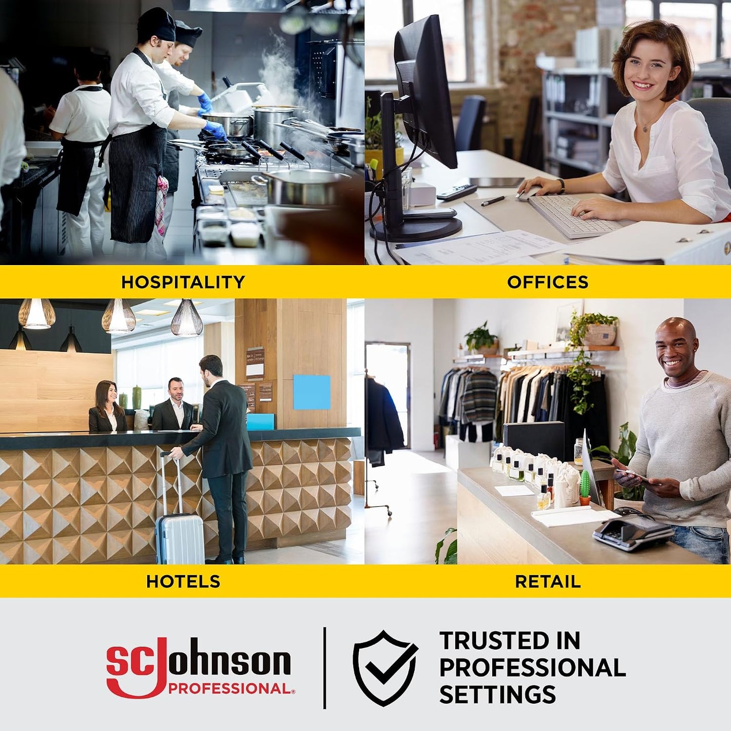 SC Johnson Professional Pledge Enhancing Polish Spray, Lemon scent, 12 Pack | Wood furniture, stainless steel polish that lifts dust and fingerprints for a fast shine, prevent scratches & knicks