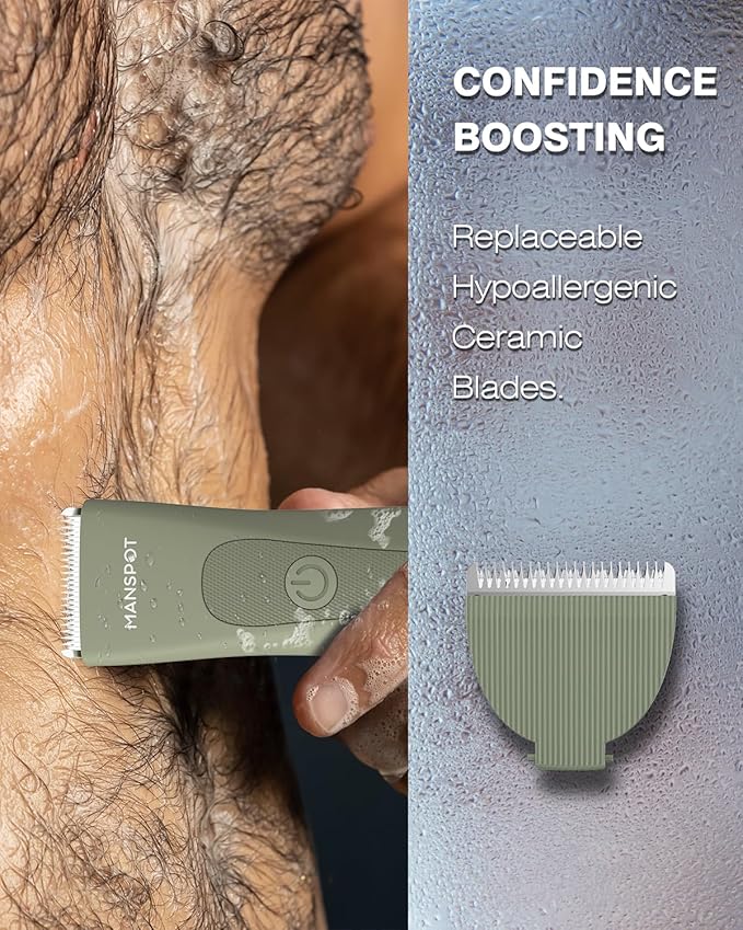 MANSPOT Manscape Hair Finishing Trimmers, Pubic Hair Trimmer - Image 4