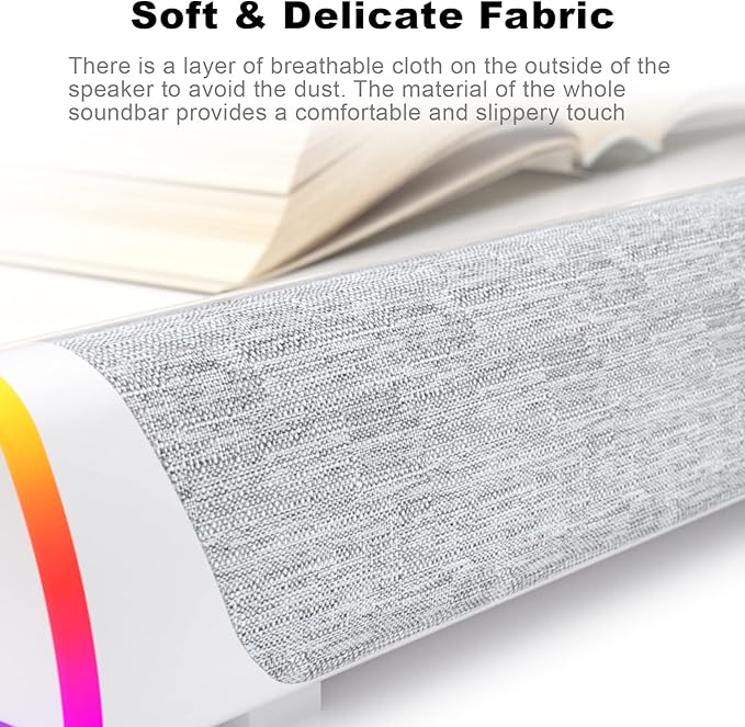 SOULION R30 Plus Bluetooth Computer Speakers, All-in-One Control Button - Image 6