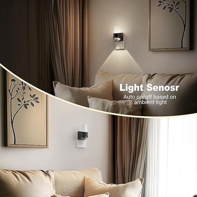 JandCase LED Night Lights Plug into Wall, Decorative Night Light - Image 3