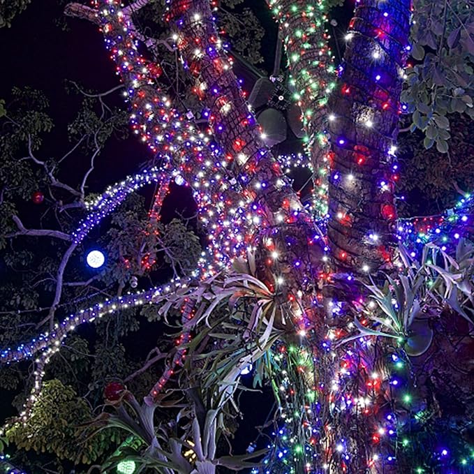 HOME LIGHTING 200 LED 66FT Fairy String Lights, July 4th Patriotic Light - Image 2