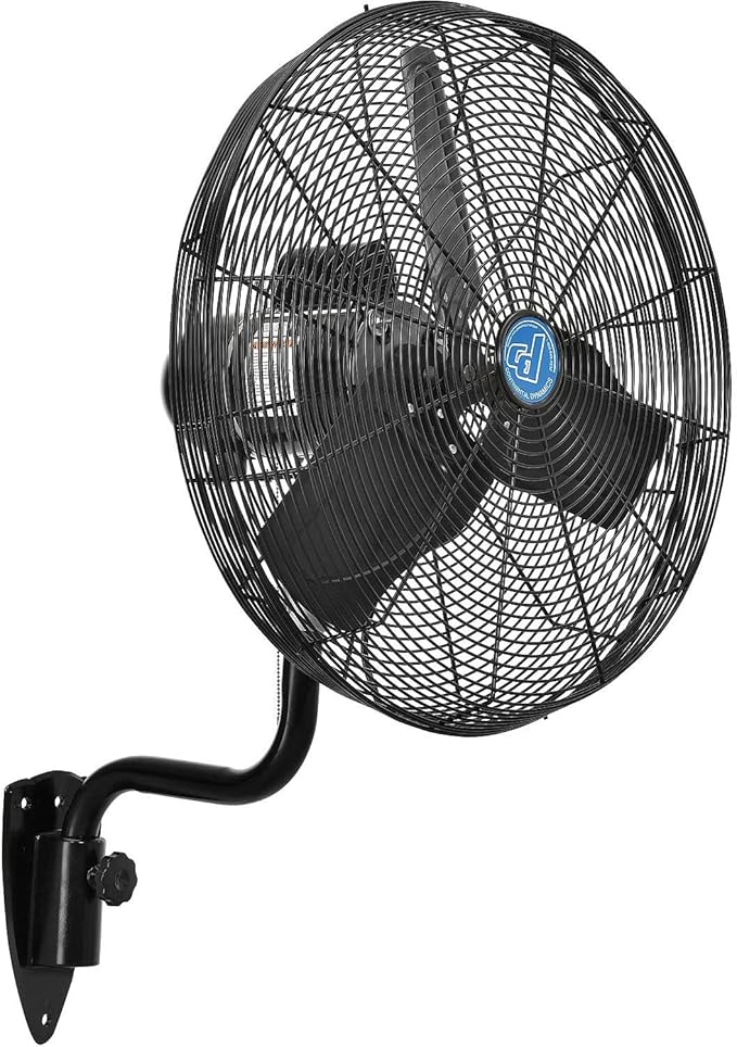 Continental Dynamics CD Premium 24" Oscillating Wall Mount Fan, TEFC Motor by Continental+Dynamics