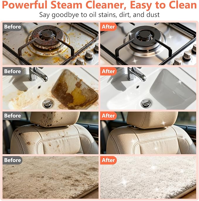 Steam Cleaner, Portable Steamer - Image 6