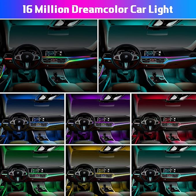 Acrylic Interior Car LED Strip Light RGB Dreamcolor 10 in1 - Image 4
