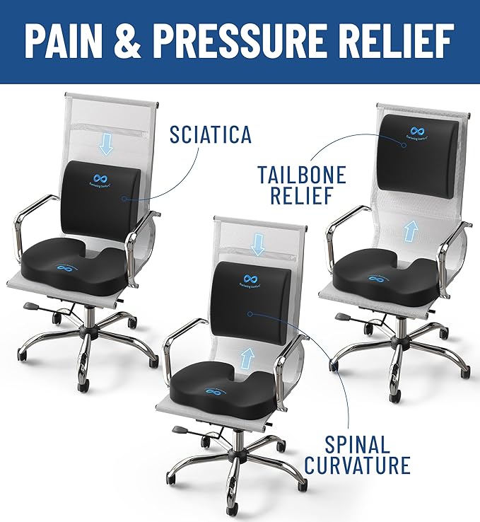 Everlasting Comfort Doctor Recommended Memory Foam Seat Cushion - Image 3