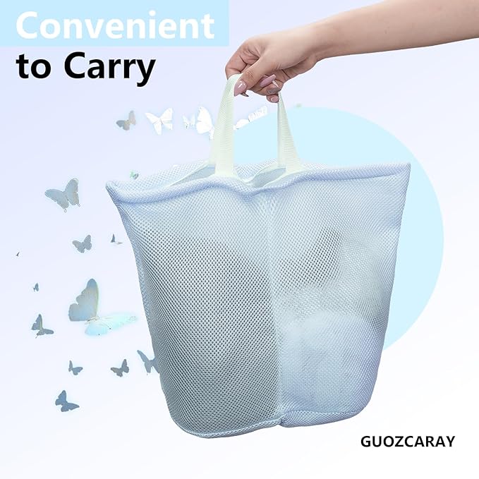 Guozcaray laundry bag with handles mesh laundry bags washing machine laundry - Image 4