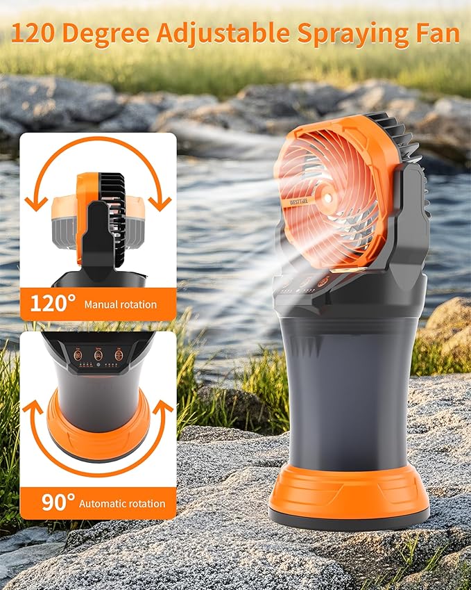 WESTTREE Portable Misting Fan - Image 6