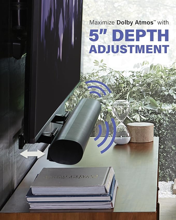 SANUS Soundbar TV Mount for Sonos Arc & Sonos Arc Ultra Soundbar – Depth - Image 3