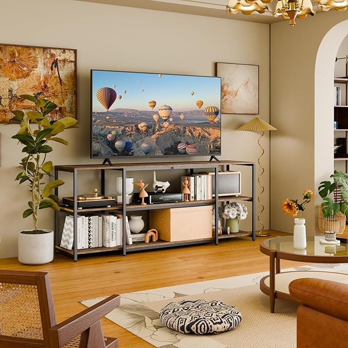 Aquzee 65 inch TV Stand, Entertainment Center - Image 7