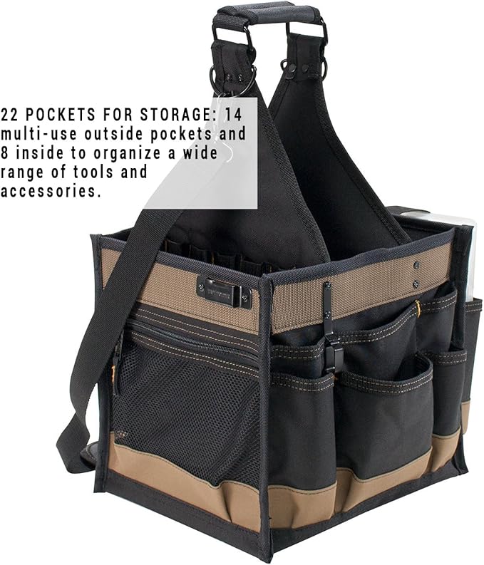 CLC Custom LeatherCraft 1528 Large Electrical and Maintenance Tool Carrier - Image 2