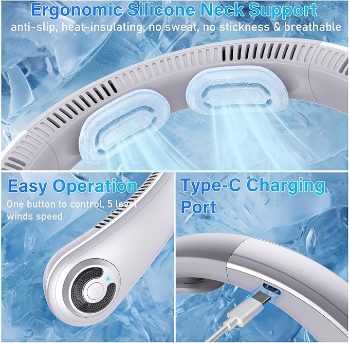 Neck Fan - Portable Neck Fan - Image 5